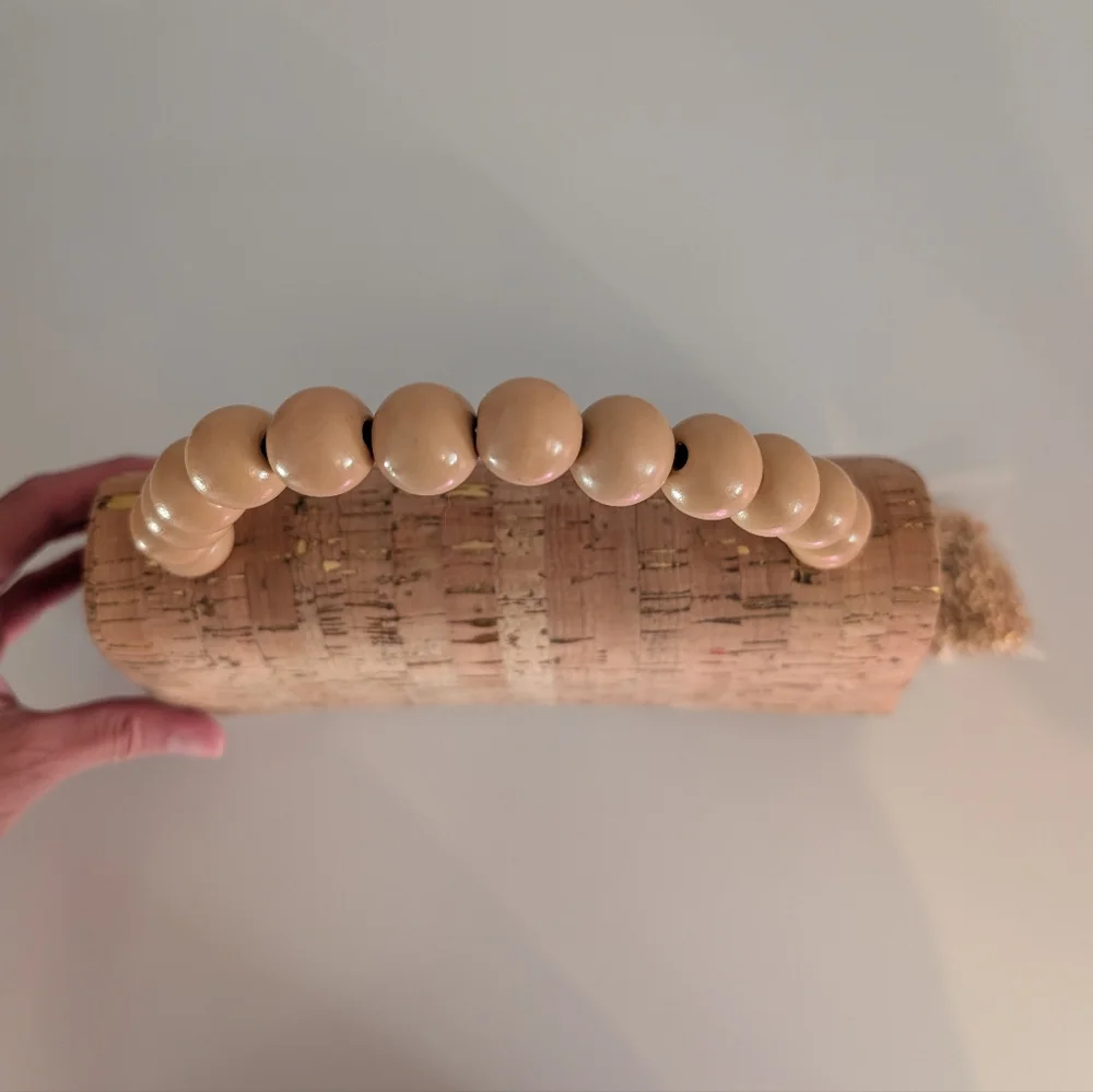 NWOT Cork Look Handbag - Picture 2 of 3